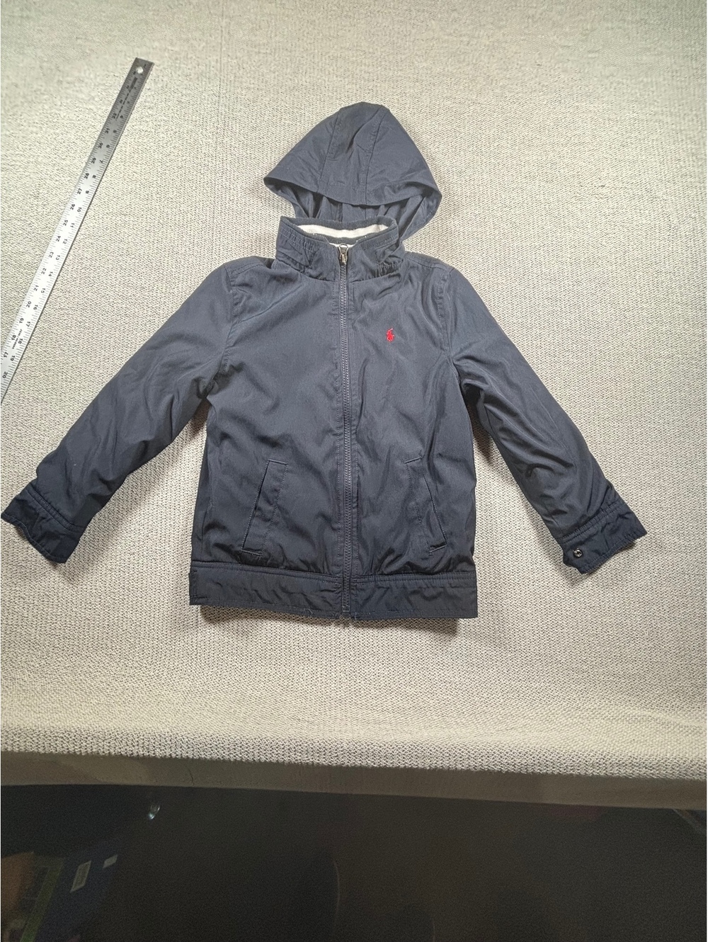 Polo Ralph Lauren Boys Navy Hooded Jacket Size 6